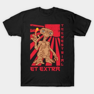 ET Extra Terrestrial Retro Japanese T-Shirt